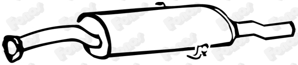 Rear Muffler (16284)