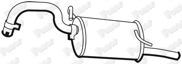 Rear Muffler (612716)