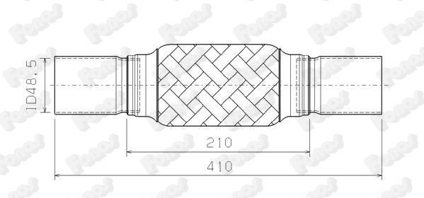 Pipe Connector, exhaust system (01087)