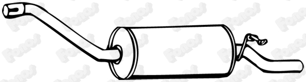 Rear Muffler (05456)