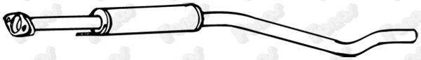 Centre Muffler (617458)