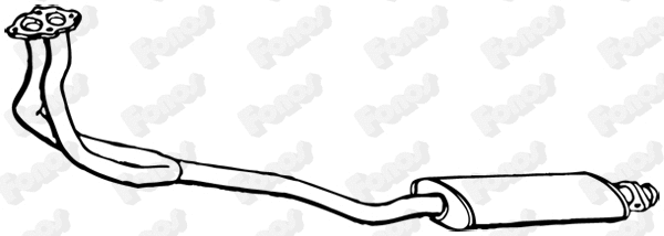 Centre Muffler (616391)