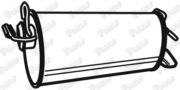 Rear Muffler (613195)