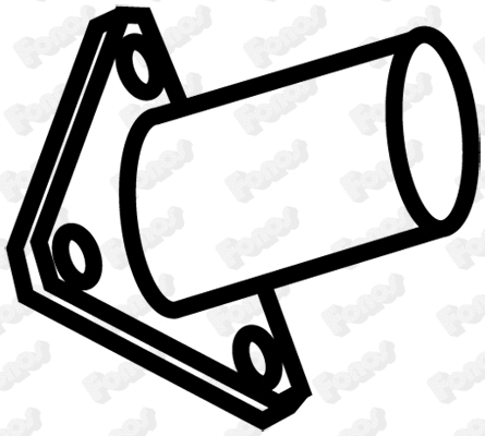 Pipe Connector, exhaust system (19555)