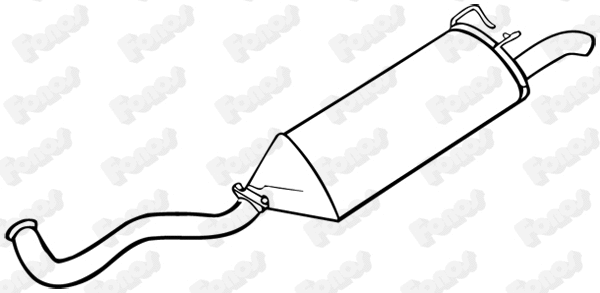 Rear Muffler (611208)