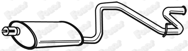 Rear Muffler (619468)