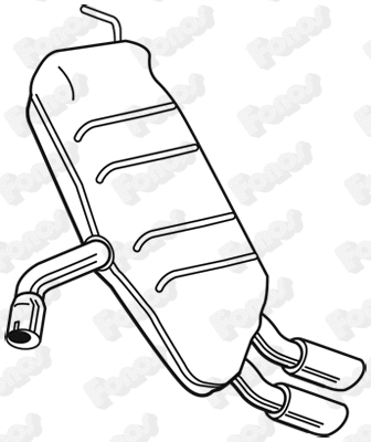 Rear Muffler (25119)