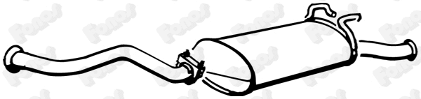 Rear Muffler (611318)