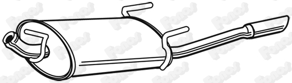 Rear Muffler (617492)