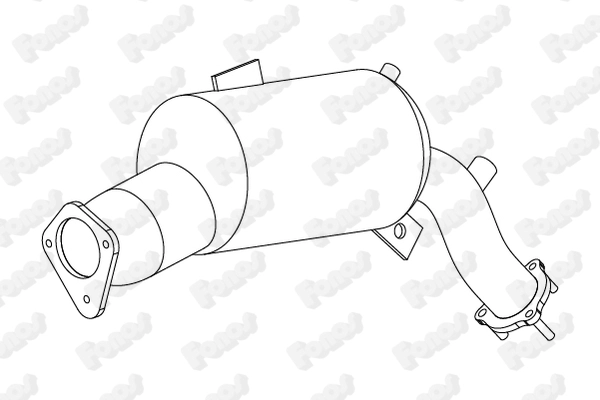 Soot/Particulate Filter, exhaust system (73388)