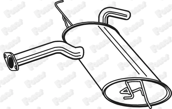 Rear Muffler (25152)