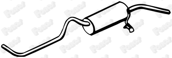 Rear Muffler (615421)