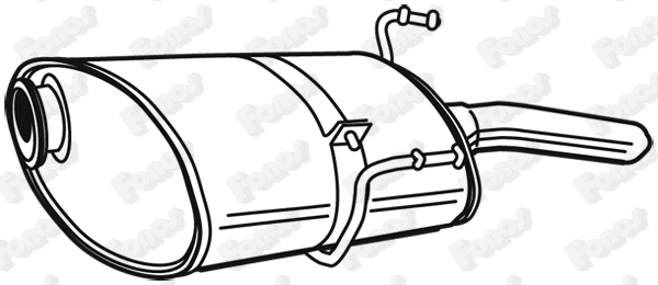 Rear Muffler (615703)