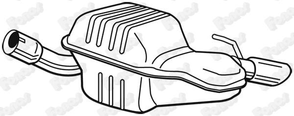 Rear Muffler (612112)
