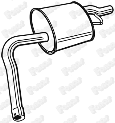Rear Muffler (619490)