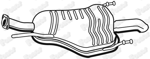 Rear Muffler (22358)