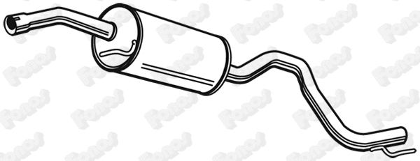 Centre Muffler (616772)