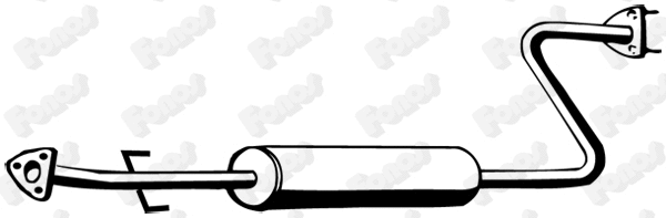 Centre Muffler (15148)