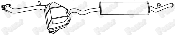 Rear Muffler (610570)