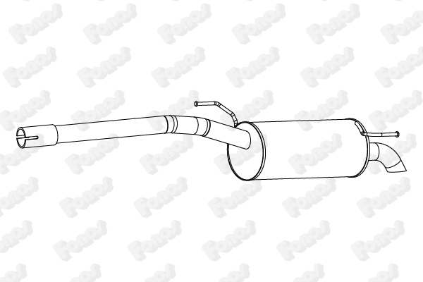 Rear Muffler (25299)