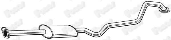 Centre Muffler (614607)