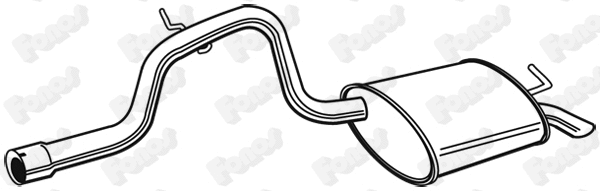 Rear Muffler (619402)