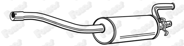 Rear Muffler (70704)