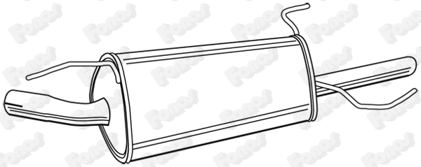 Rear Muffler (617989)