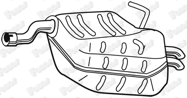 Rear Muffler (23343)