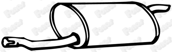 Rear Muffler (631036)