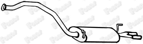 Rear Muffler (616865)