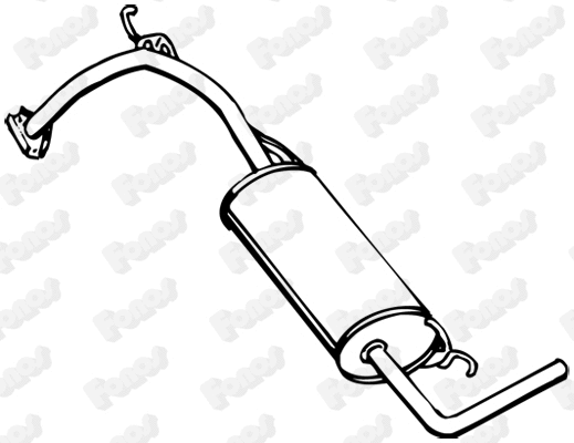 Rear Muffler (14747)