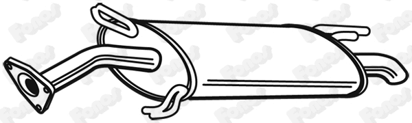 Rear Muffler (23271)