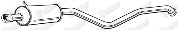 Centre Muffler (611507)