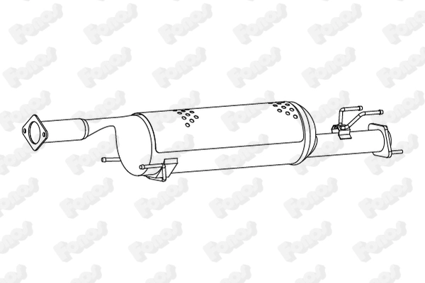 Soot/Particulate Filter, exhaust system (73416)