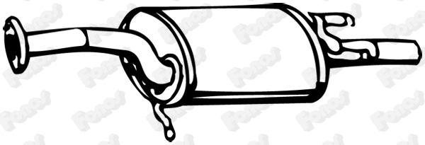 Rear Muffler (614673)