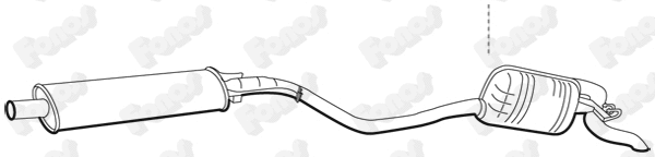 Rear Muffler (610657)