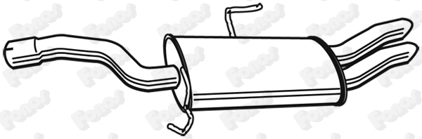 Rear Muffler (610606)