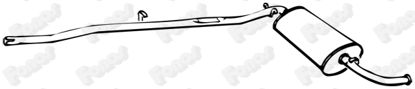 Rear Muffler (61057)