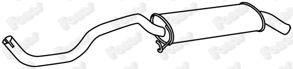 Rear Muffler (19101)