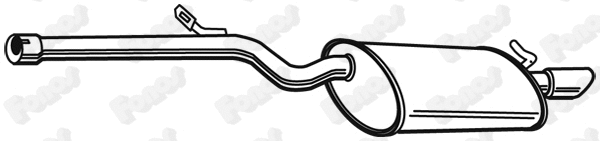 Rear Muffler (23489)