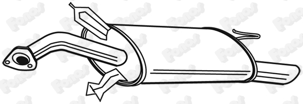 Rear Muffler (612577)