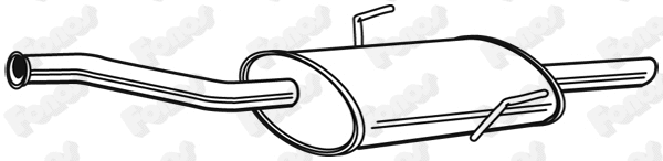 Centre Muffler (611545)