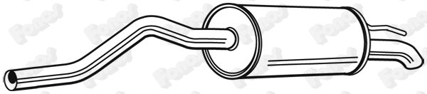 Rear Muffler (23998)