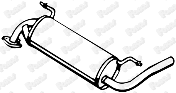 Rear Muffler (618280)