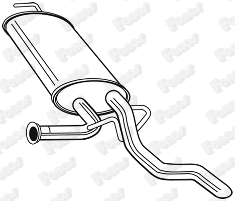 Rear Muffler (23690)