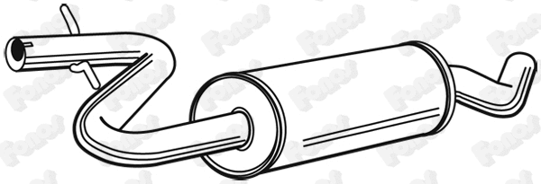 Centre Muffler (23134)