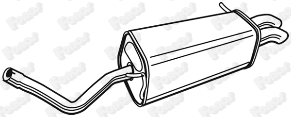 Rear Muffler (23362)