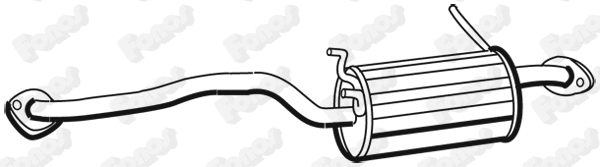 Centre Muffler (19545)