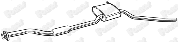 Centre Muffler (09623)